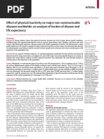 The Lancet - Physical Inactivity - Non Communicable Diseases