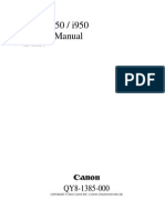 Canon i550 i850 i950 Service Manual