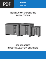 SCR100 Charger Installation &amp; Operating Instructions, 2002-09-02