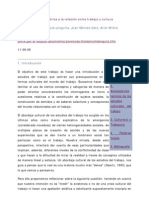 Drolas Et Al - Una Aproximación Teorica A La Relacion Entre Trabajo y Cultura