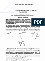 Determination of Enantiomer of Methyl Jasmonate