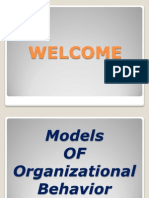 A Project On Models of Organizational Behavior