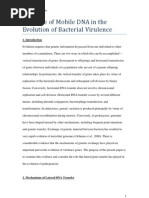 Download The Role of Mobile DNA in the Evolution of Bacterial Virulence by Jonathan McLatchie SN105813004 doc pdf
