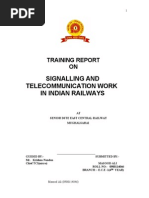 Download project report on signalling in indian railways by ejazmobashir SN105813546 doc pdf