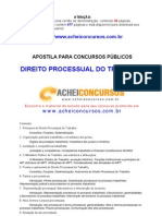 Apostila de Direito Processual Do Trabalho para Concursos