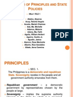 Declaration of Principles and State Policies(1)