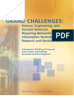 Grand Challenges - Science, Engineering, And Societal Advances, Requiring Networking and Information Technology Research and Development