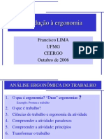 Introdução à ergonomia e análise do trabalho