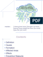 AcidRain and Its Effect