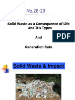 Lec # 28-29 Solid Waste and Its Impact