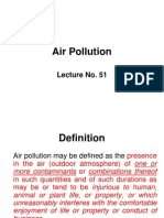 Lec # 51 a.pollution and Its Effects and Sources