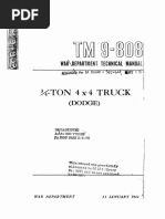 TM 9 1808 A - Dodge Power Train, Clutch & Electrical For 4x4