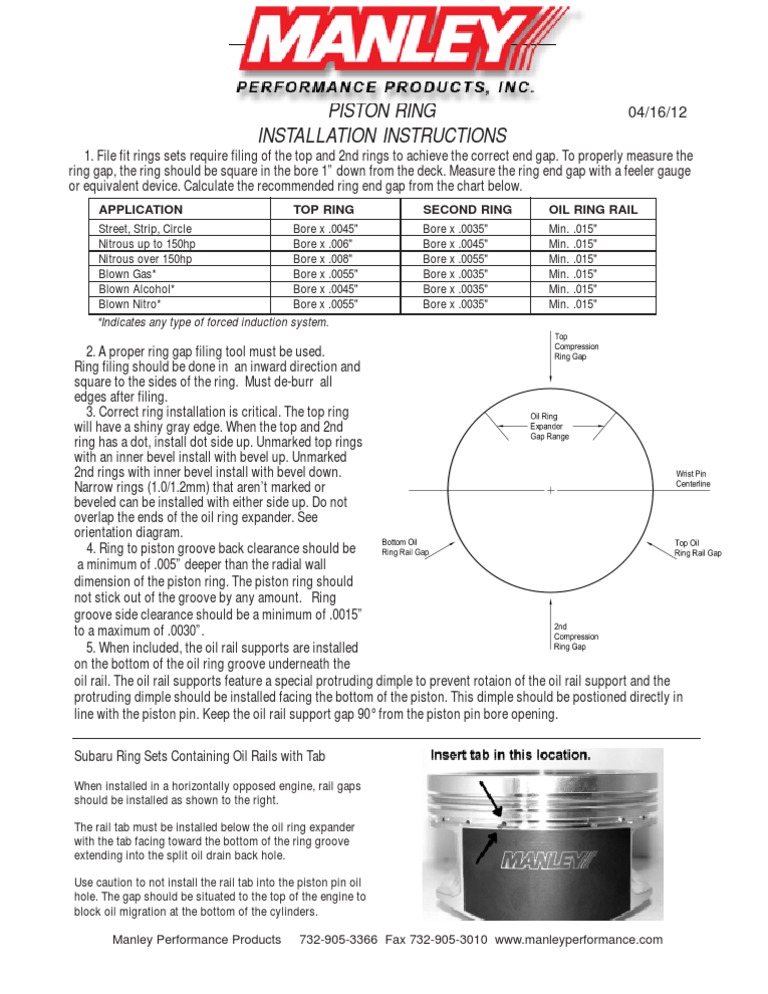 Piston Rings PDF Piston Vehicle Parts
