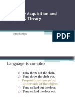 Linguistics and SLA