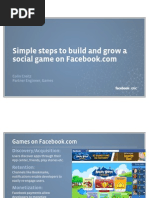 Download GDC EU Steps to Build and Grow a Social Game on FB by Facebook SN105836775 doc pdf