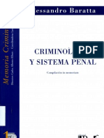Criminología y sistema penal - Baratta