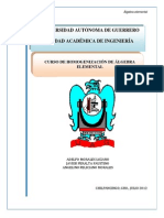 Álgebra elemental: Sistema numérico y operaciones básicas