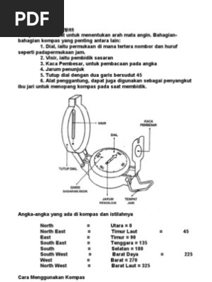 Bagaimana cara menggunakan kompas