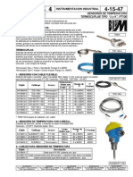 Medición y control de temperatura con termoresistencias PT-100 y termocuplas