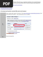 Android Installation in XP