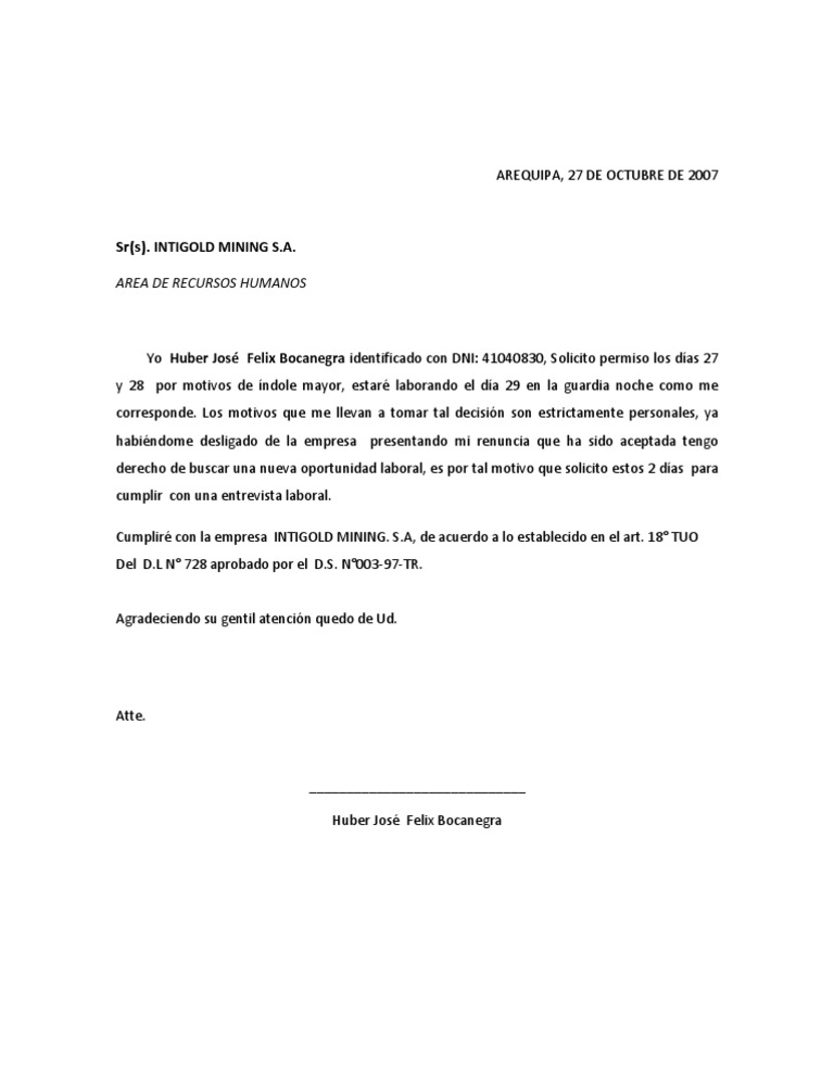 Carta De Solicitud Por Enfermedad - t Carta De