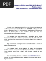 Concurso Mainframe 2012-Ambientacao