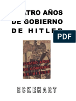 4 AÑOS DE GOBIERNO DE HITLER