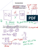 PROBLEMS - Percentage Review