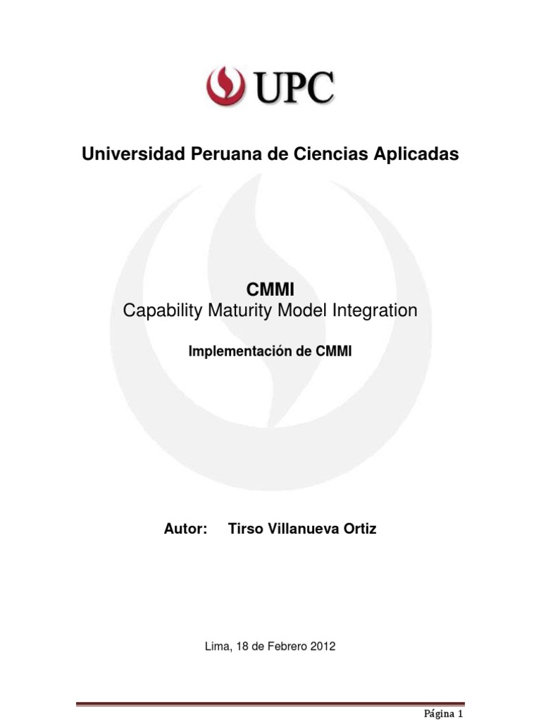 Implementacion de CMMi en Una Compañia Minera | PDF | Planificación de ...