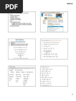 Unit 1. Algebraic Reasoning.: See Pages 8 - 12 of Your Textbook For Vocabulary