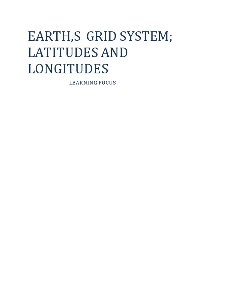 Earth | PDF