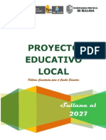 PROYECTO EDUCATIVO LOCAL DE SULLANA Versión post consulta