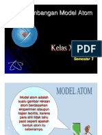 Microsoft Powerpoint Perkembangan Model Atom