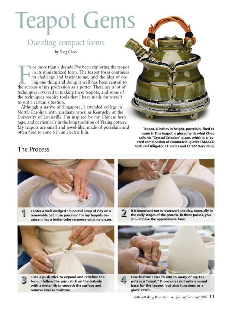 Fong Choo Teapot Gems PDF Pottery Porcelain