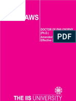 Phd By Laws