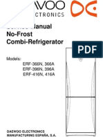 Service Manual No-Frost Combi-Refrigerator: Models: ERF-366N, 366A ERF-396N, 396A ERF-416N, 416A