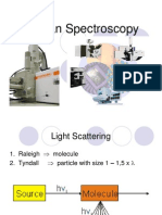 Raman Spectroscopy: Light Scattering and Applications