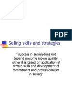 Selling Skills and Strategies