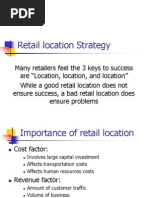 Retail Location Strategy