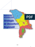 Proiectul Strategiei de Dezvoltare Regionala Sud Actualizat