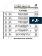 The Isle Casino at Pompano Park: 2012 Sept.-Oct. Satellite Schedule