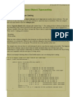 Java Object Typecasting