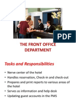 Front Office Department