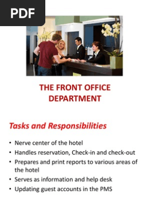 Front Office Department