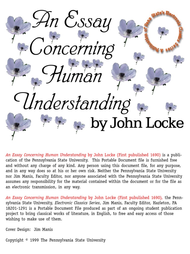 an essay concerning human understanding impact