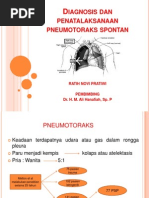 Download Diagnosis Dan Penatalaksanaan Pneumotoraks Spontan by ratih_novi SN105924343 doc pdf