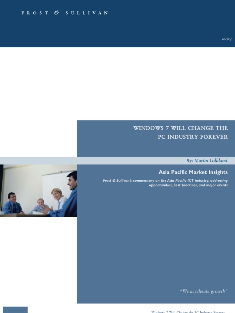 Windows 7 Will Change The PC Industry Forever: Asia Pacific Market ...