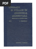 Operaţii şi utilaje în industria alimentară