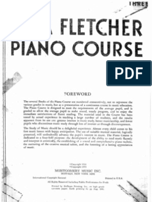 Fletcher - Piano Book Three | PDF Entertainment (General)