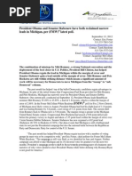 Download FMWB September 2012 Michigan General Election Poll Press Release by Casey Michel SN105938199 doc pdf